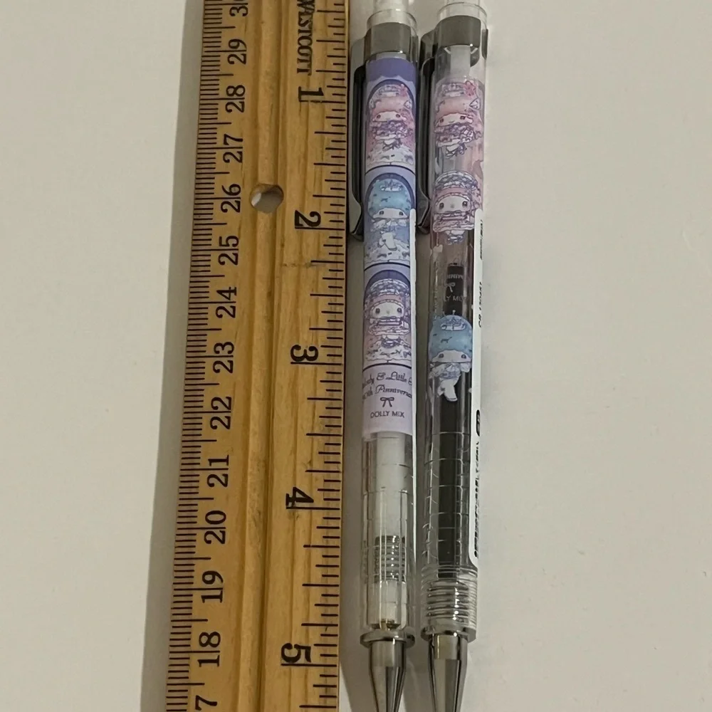 Little Twin Stars and My Melody Dolly Mix Pen and Mechanical Pencil Set